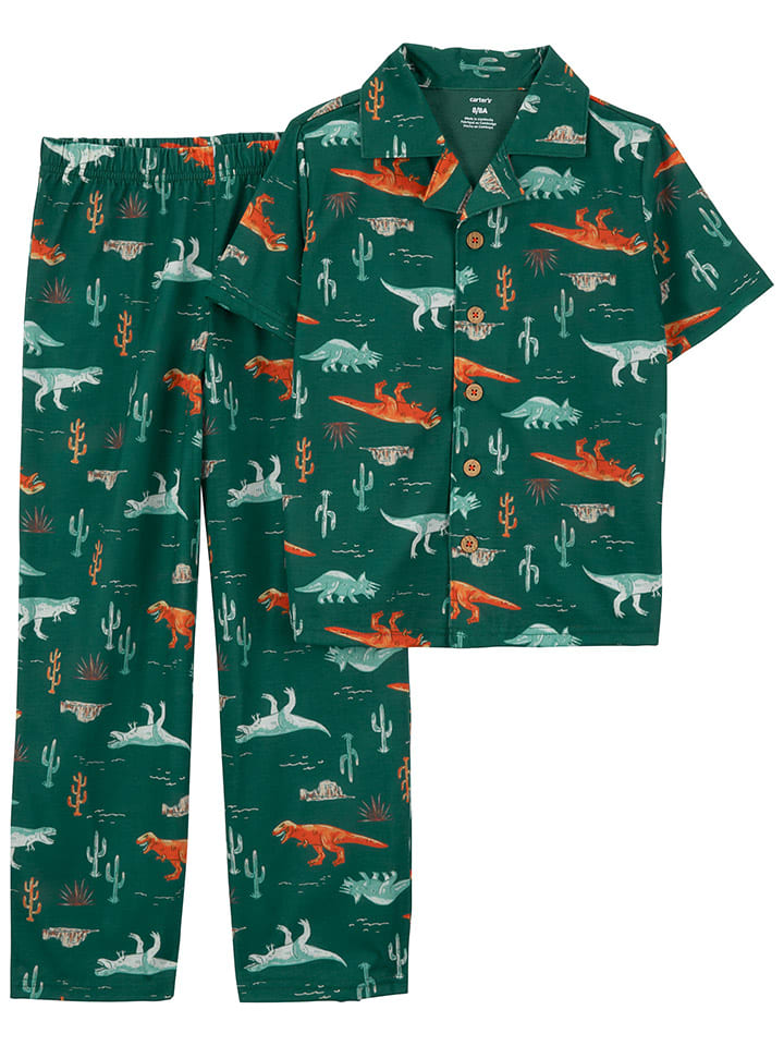carter's Pyjama in Dunkelgrün günstig kaufen