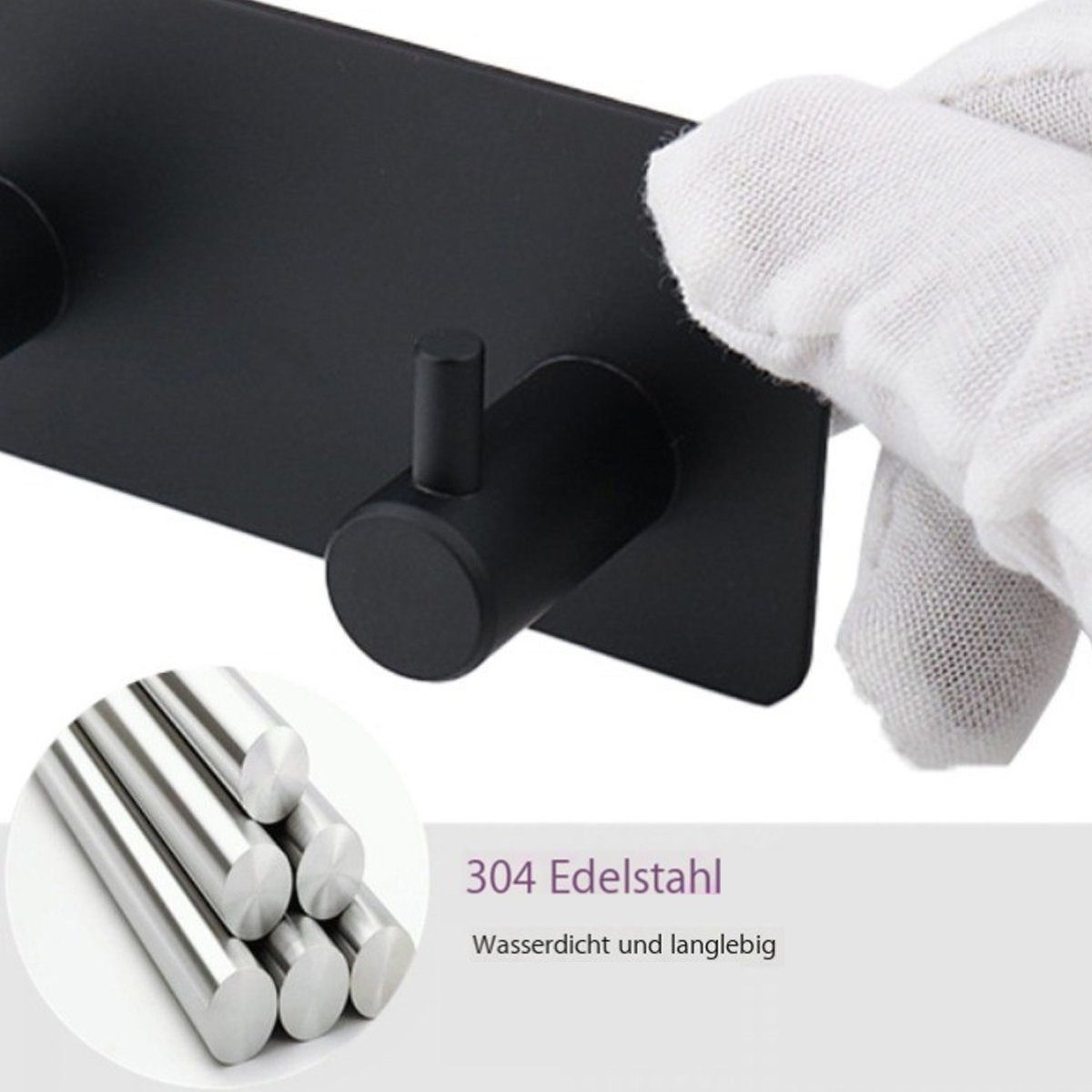 LENBEST Wandhaken Wandhaken Home Handtuchhaken Bad, zum Aufhängen von Handtüchern, (1-St)
