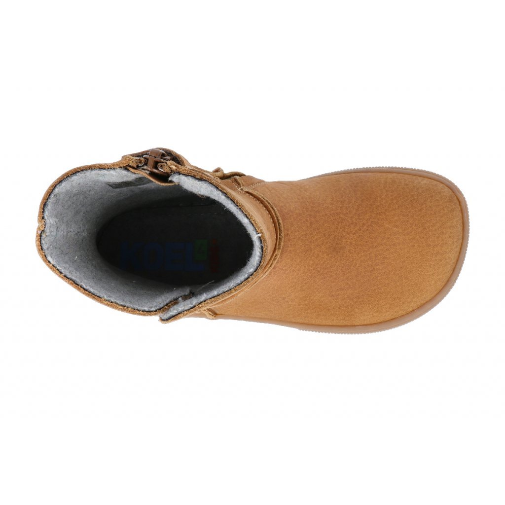 Koel4kids Dina Warm Miel 08T010.232-560 hellbraune Barfußstiefel