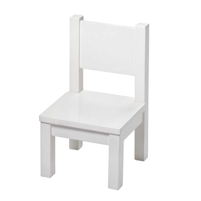 2 chaises blanches tout-petits