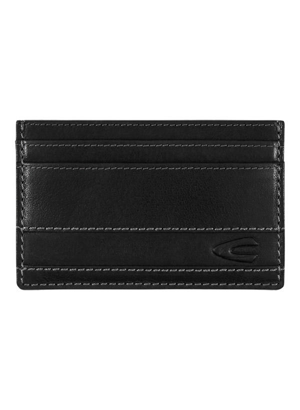 camel active, Kartenetui Field, Leder, schwarz