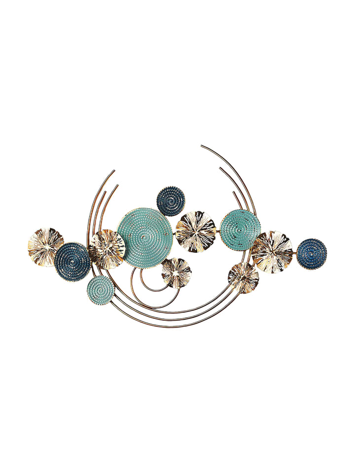 kobolo Metallbild GOLD CIRCLES in Gold günstig kaufen onesize
