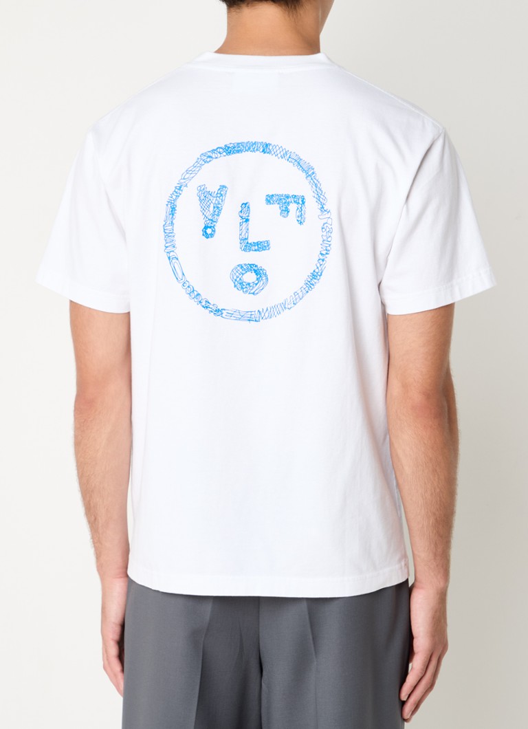 OLAF   T-shirt met logo- en backprint