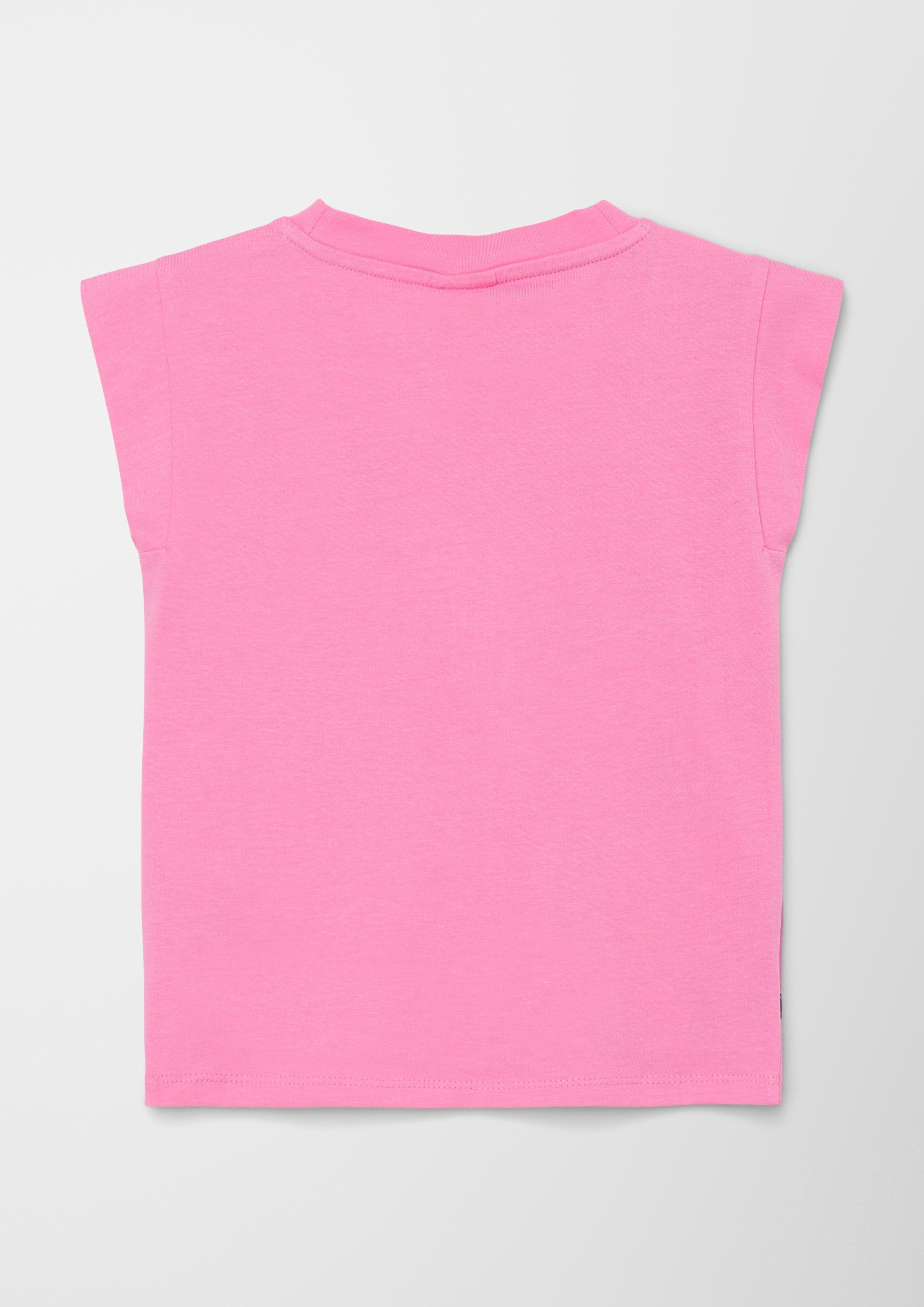 T-Shirt mit Glitzerprint  2127416-4419
