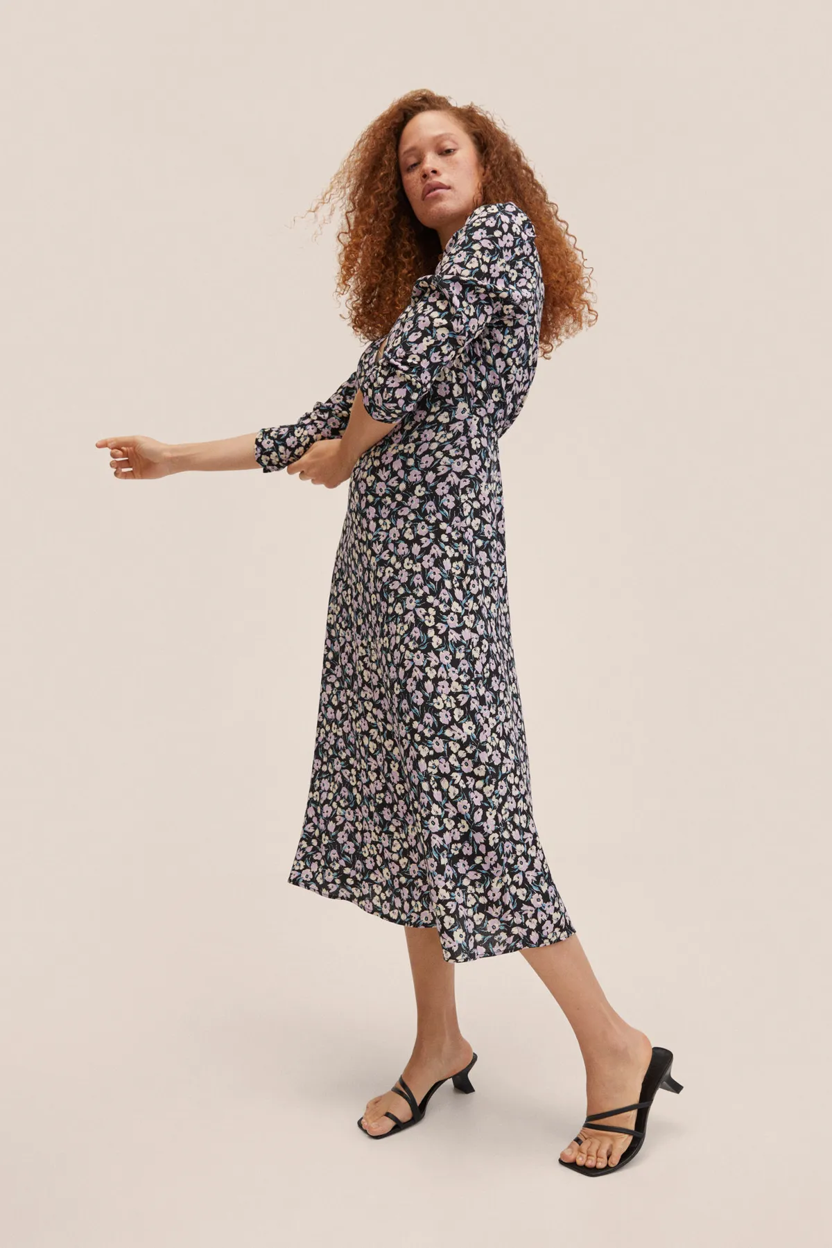 MANGO  27004016 Kleider und Overalls Hell/Pastelllila