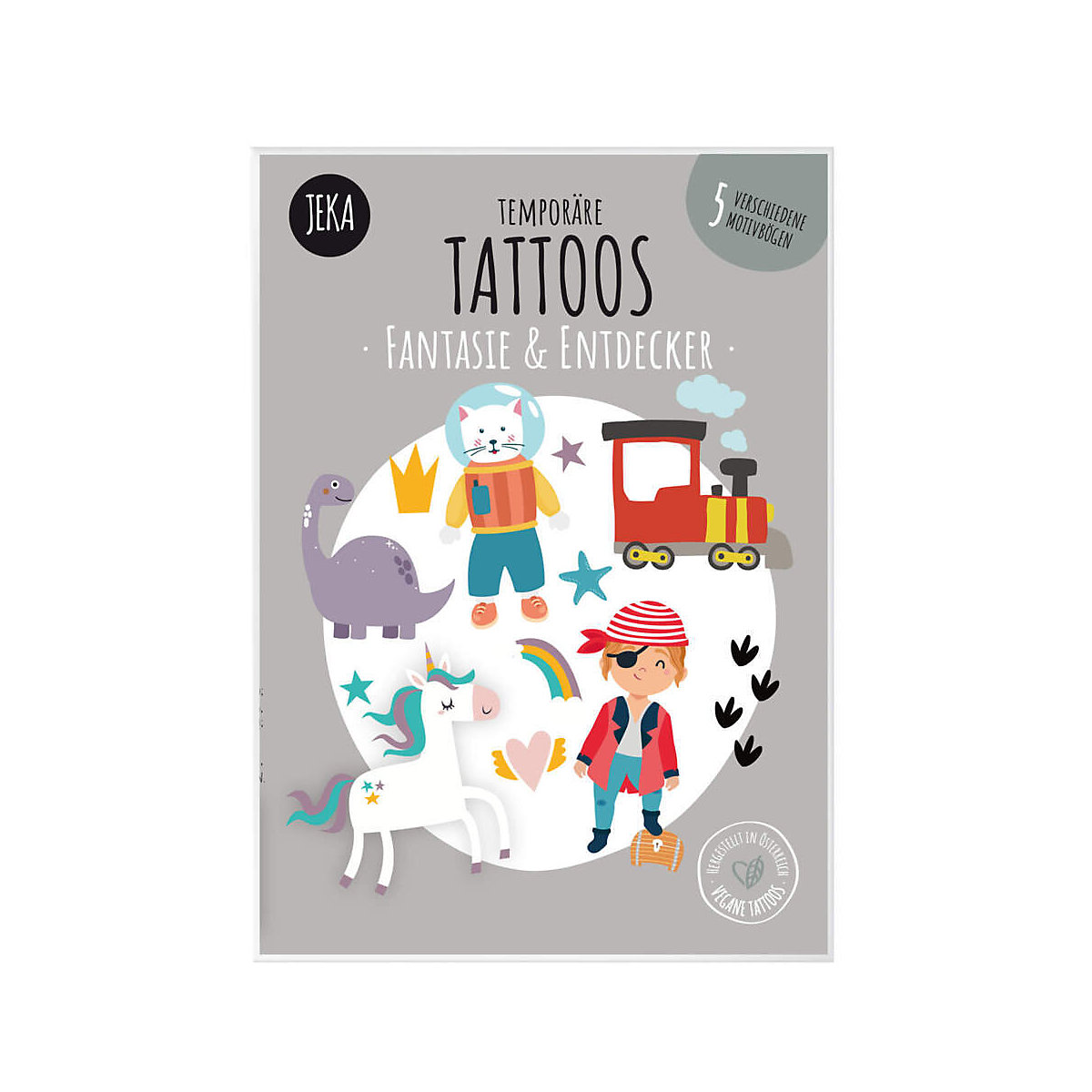 Temporäre Tattoos Fantasie & Entdecker