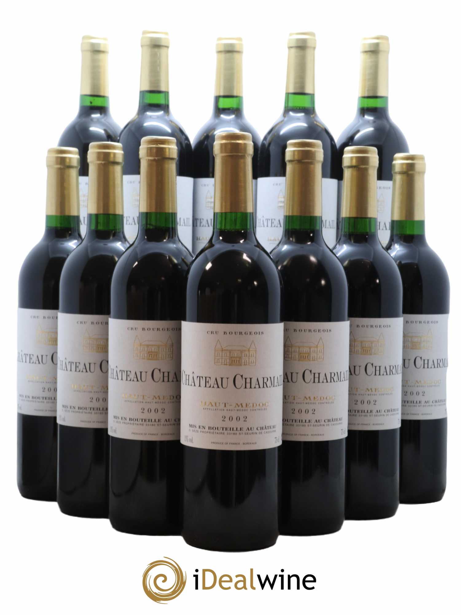 Château Charmail Cru Bourgeois  2002 - Lot de 12 Bouteilles