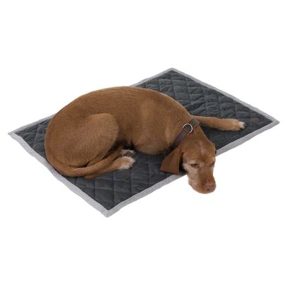 Kuscheldecke Velvet granit