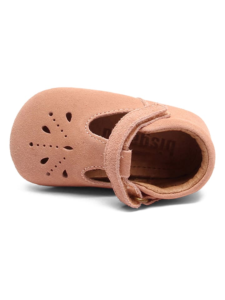 bisgaard Leder-Hausschuhe in Rosa günstig kaufen