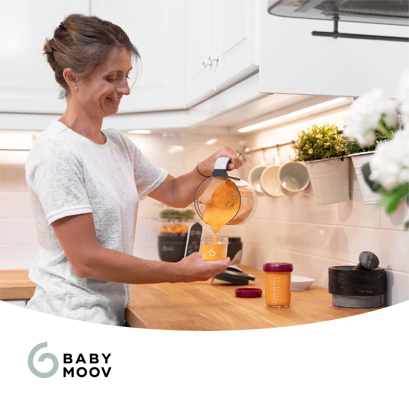 Babymoov 4 Babygläschen, 220 ml BABYMOOV - mehrfarbig