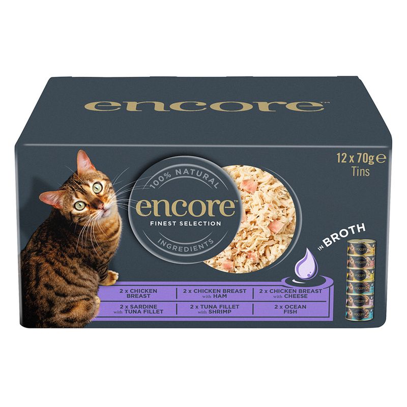 Sparpaket Encore in Brühe Dose Mix 24 x 70 g