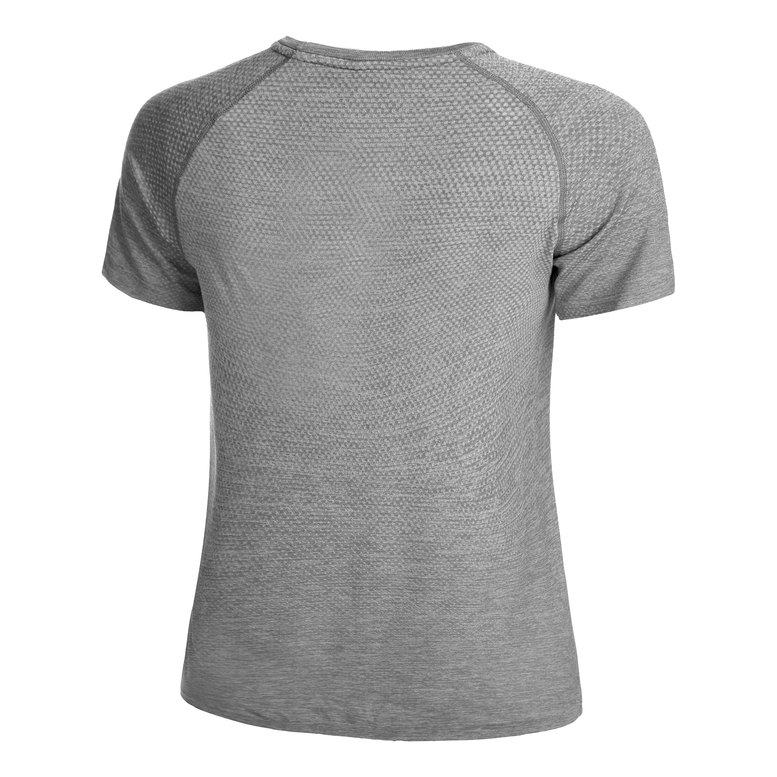 Crew Neck Essential Laufshirt Damen - Grau
