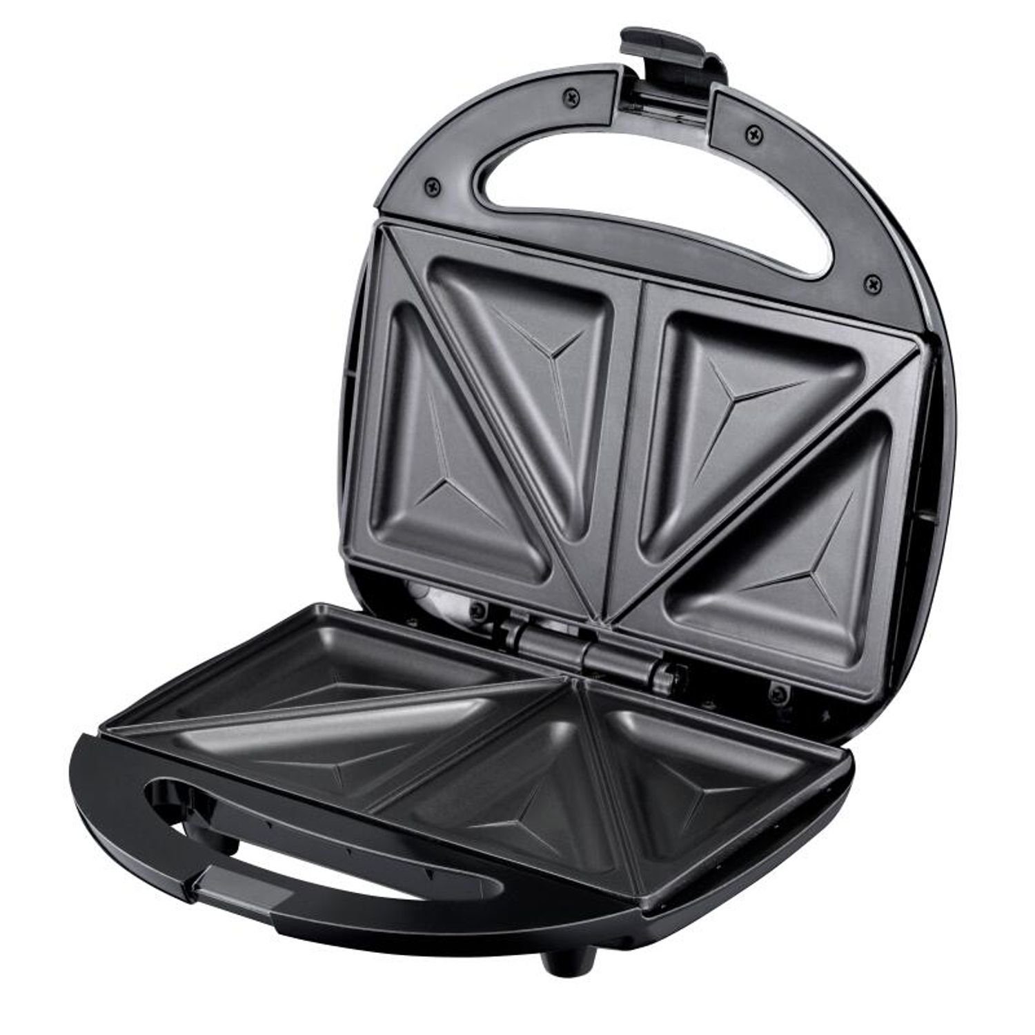 Adexi Sandwichmaker Melissa Sandwichtoaster Maker Schwarz Edelstahl Grill Antihaft Waffeln