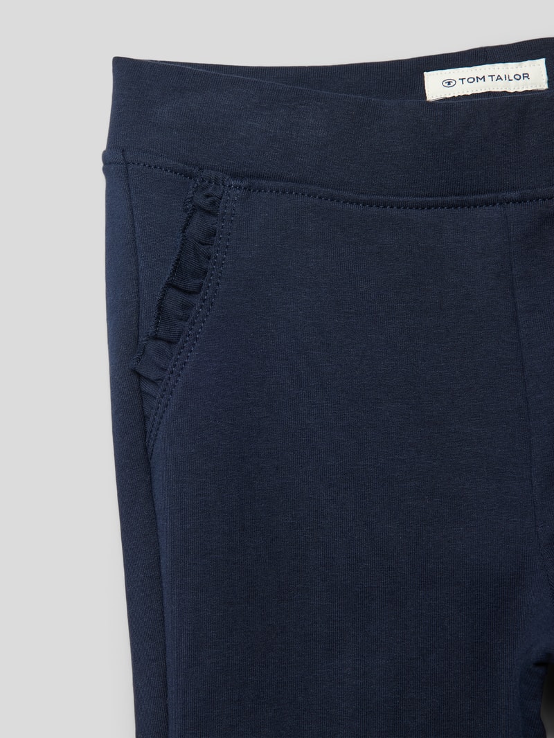 Sweatpants mit Eingrifftaschen in marineblau