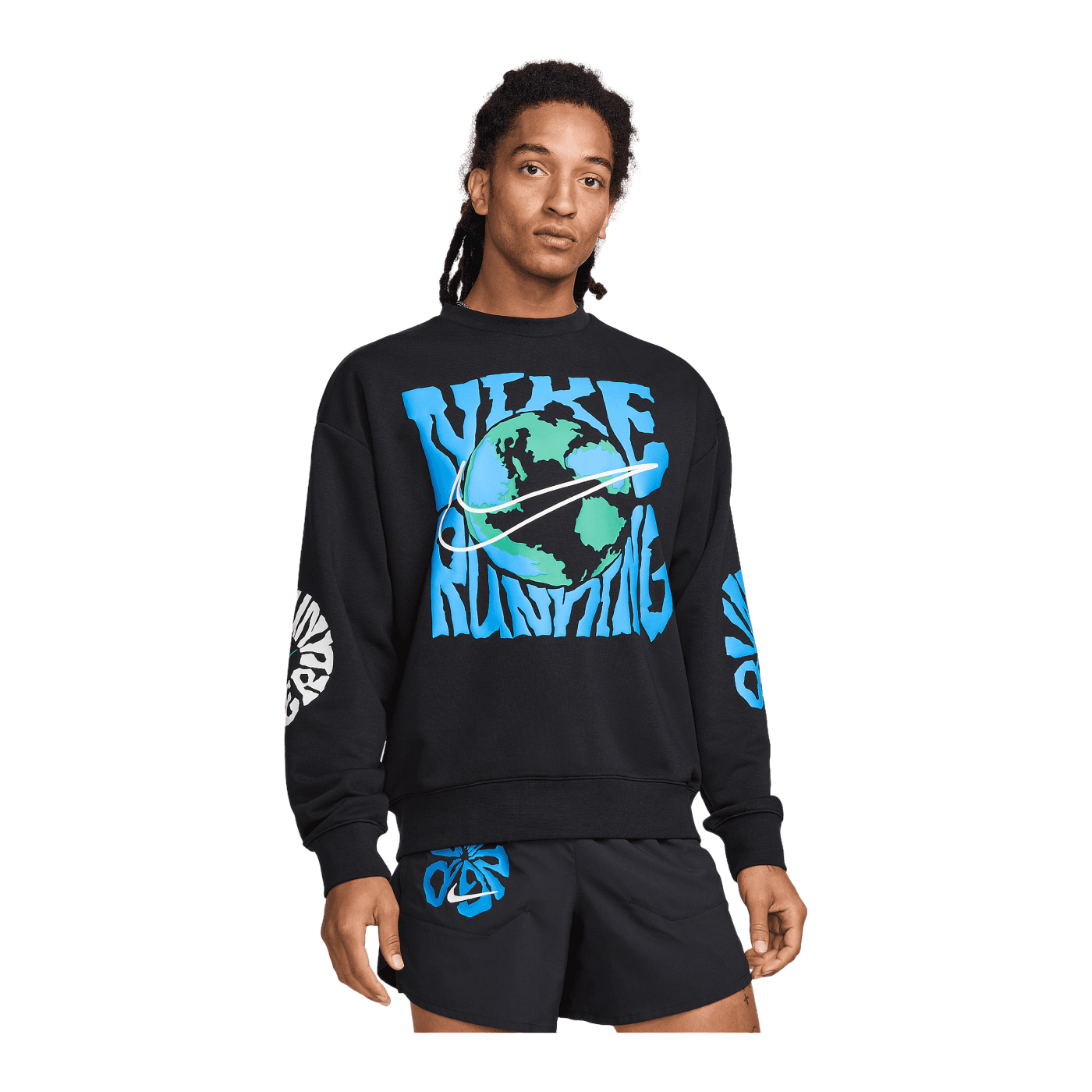 Nike Energy Fleece Crew Sweatshirt Schwarz F010