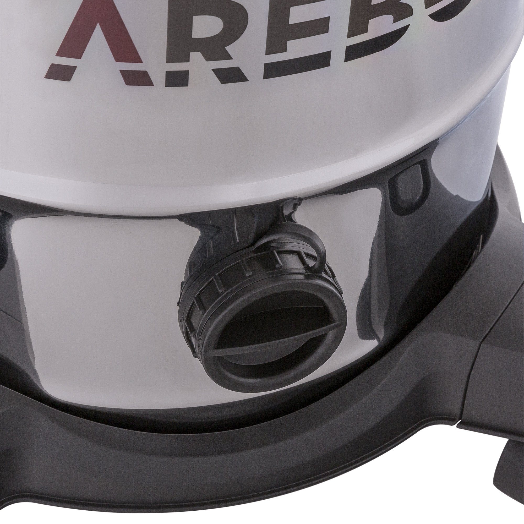 Arebos Industriesauger 1600W, Nass- & Trockensauger, Aschesauger für Kamin & Grill, 2600,00 W, mit und ohne Beutel nutzbar