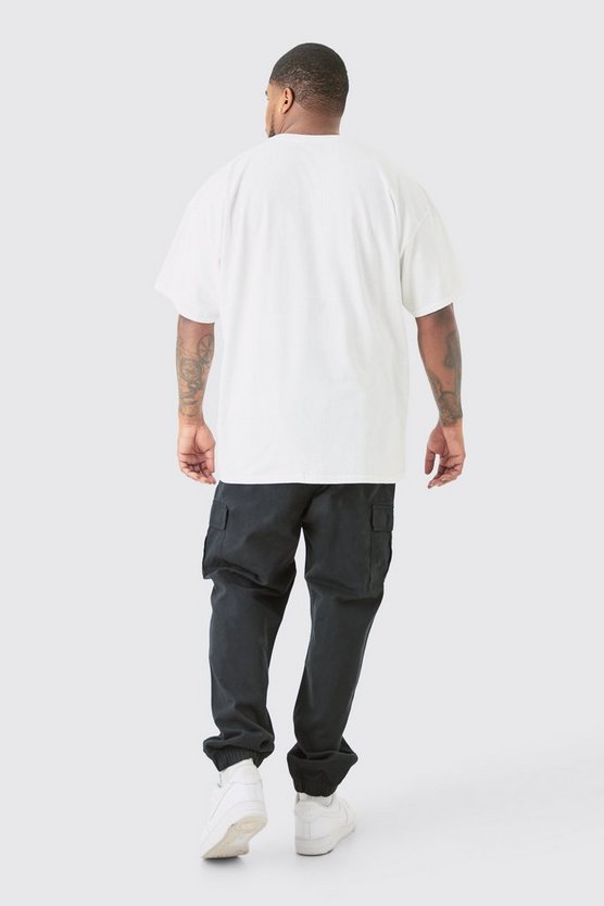 Plus Oversize T-Shirt mit lizenziertem Spider Man Print