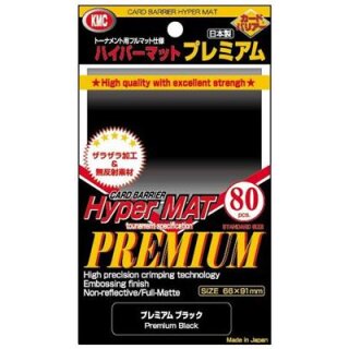 Schutzhüllen KMC Standard Sleeves - Hyper Mat Premium Black (80)