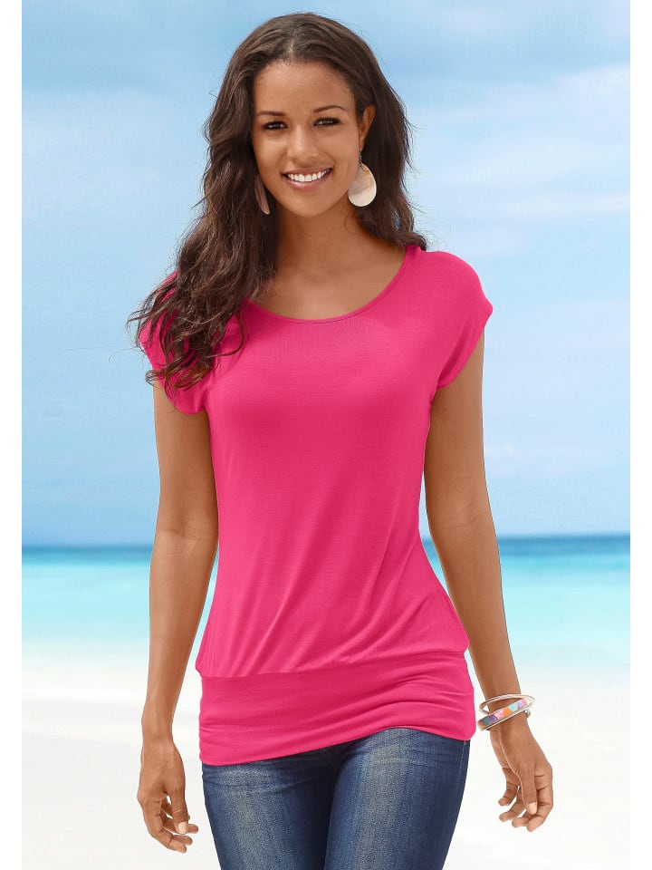 LASCANA LASCANA Shirt in pink günstig kaufen