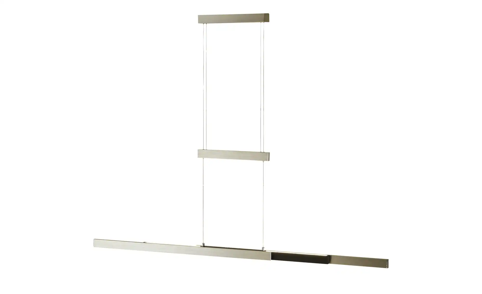 Trio LED-Pendelleuchte, alu mit Up & Down Light