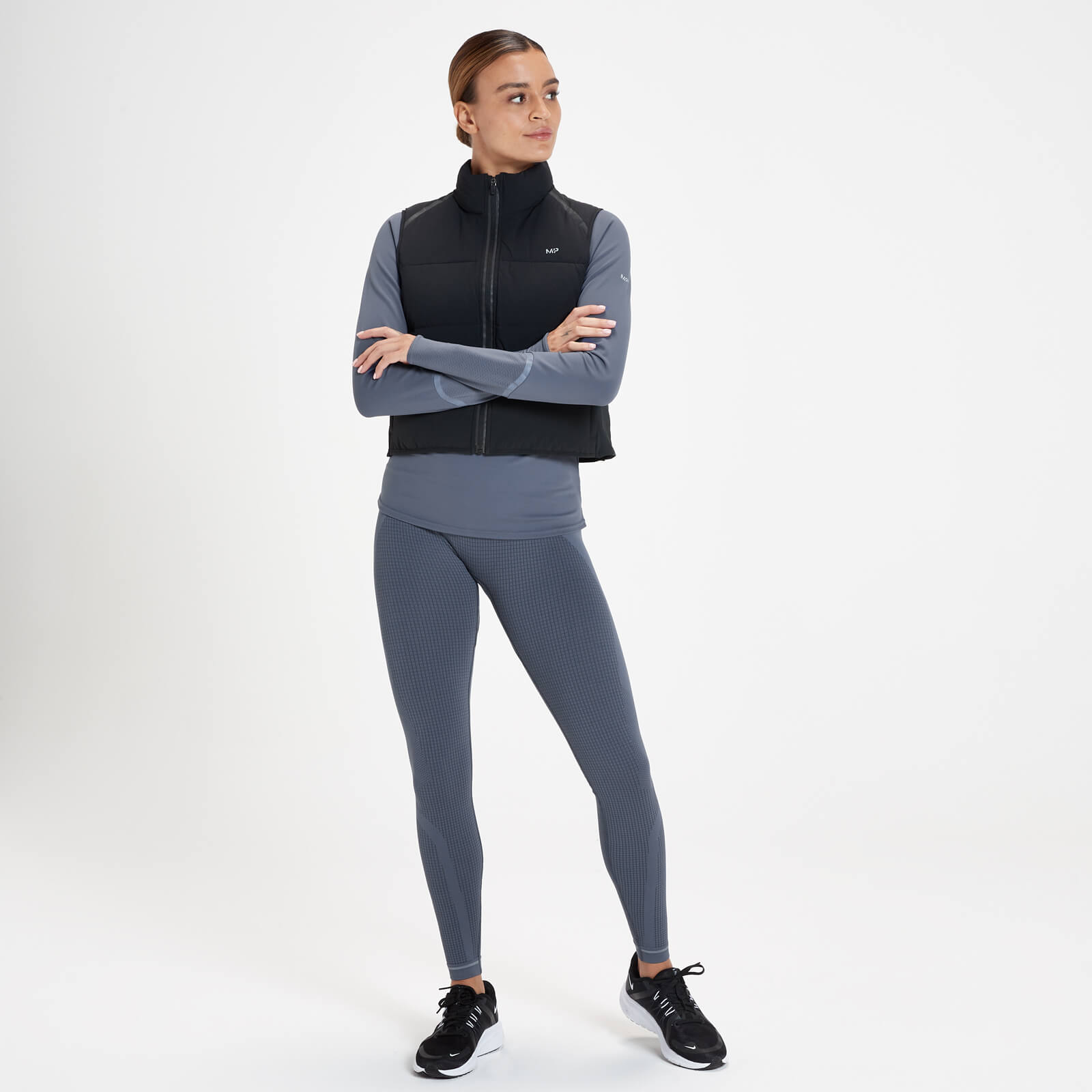 Doudoune courte sans manches MP Velocity Ultra pour femmes – Noir