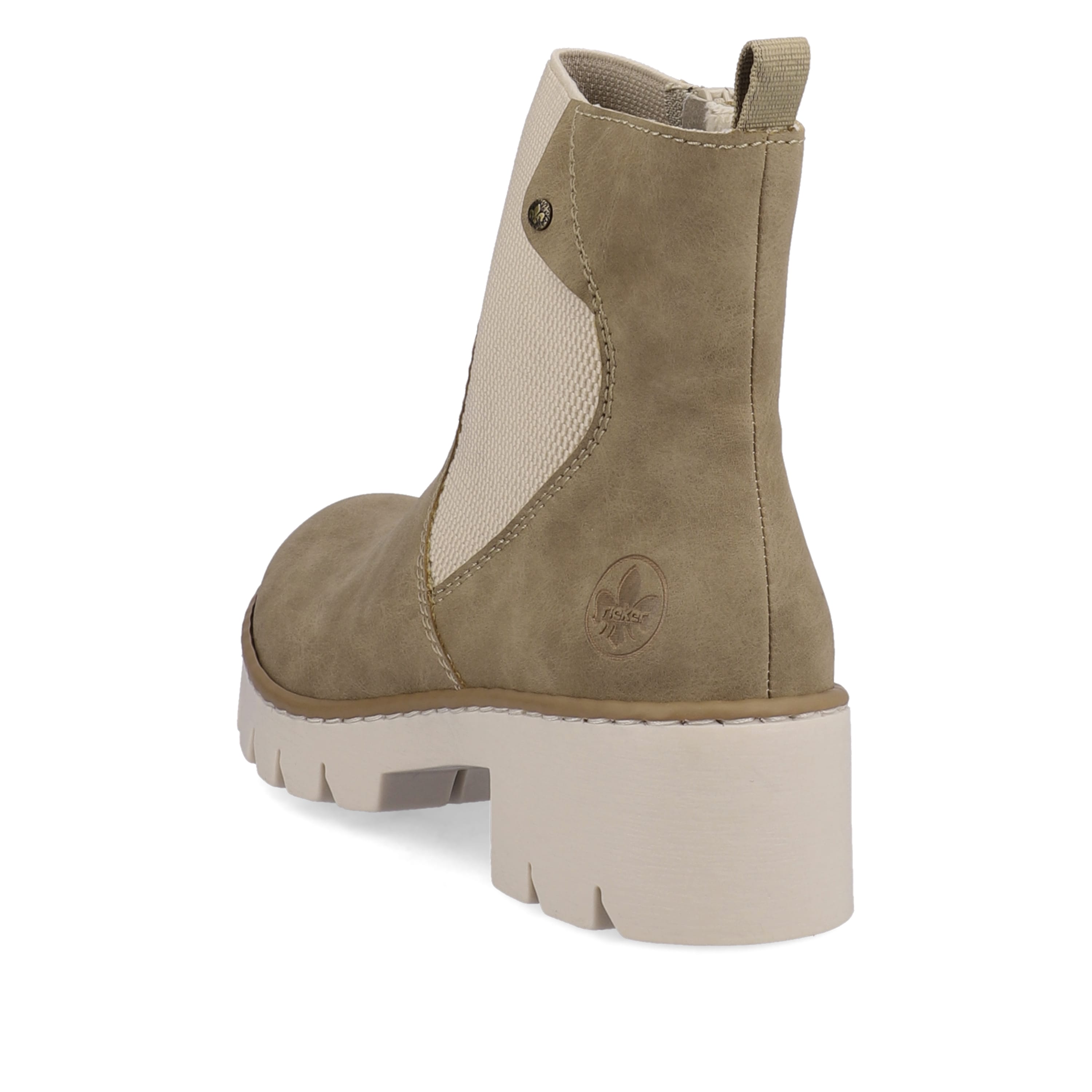Rieker Damen Chelsea Boots beigebraun