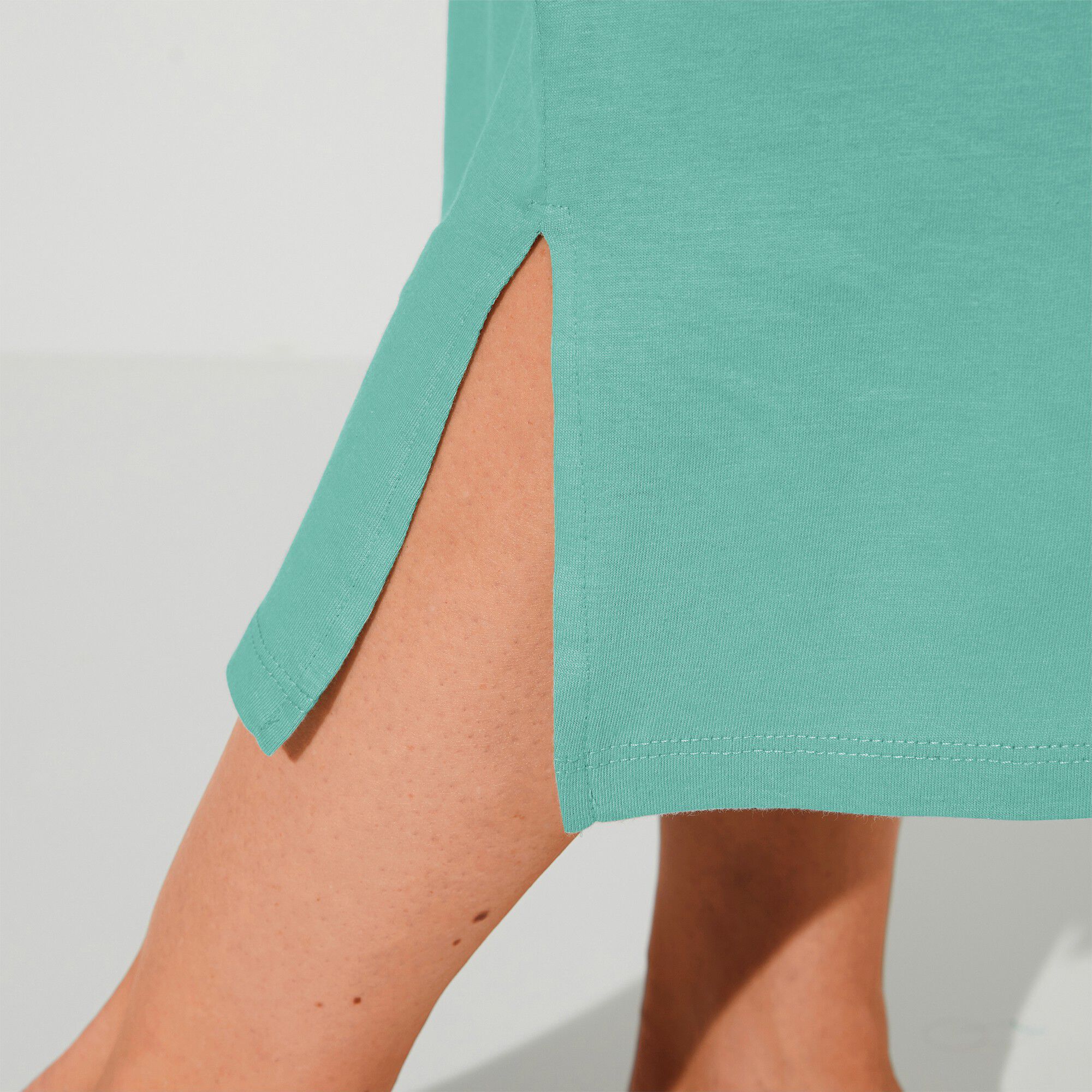 Chemise de nuit longue imprimé rosaces