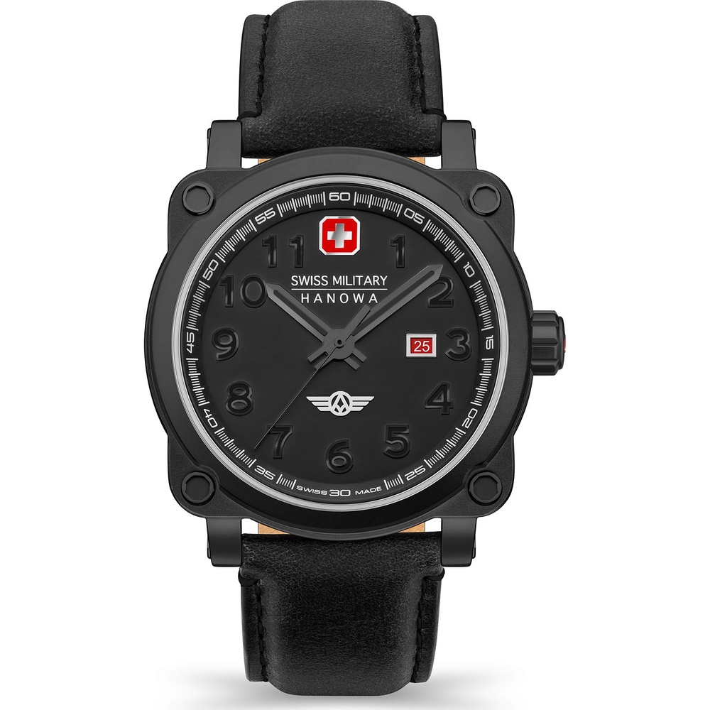SWISS MILITARY HANOWA Montre pour hommes Acier inoxydable Montre