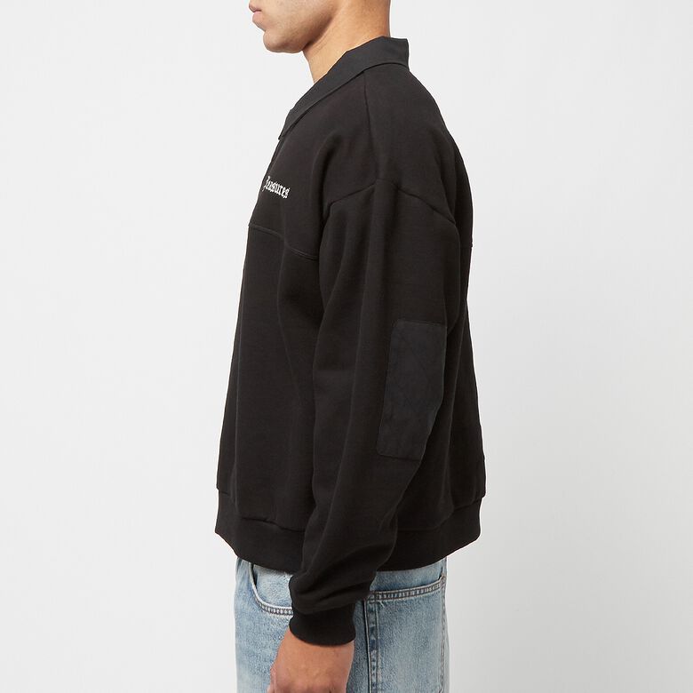 Pleasures Tweak Polo Sweatshirt Black