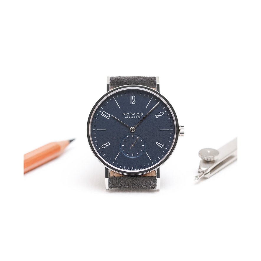 Nomos Glashütte Unisexuhr Tangente 38 nachtblau