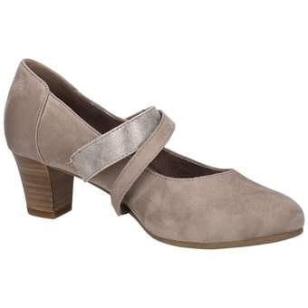 Jana Spangenpumps in beige