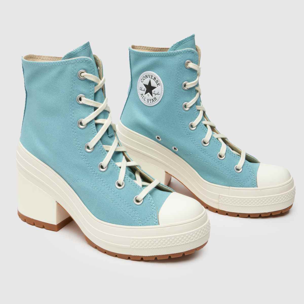 Converse Chuck 70 Deluxe športni copati z visoko peto v modri barvi