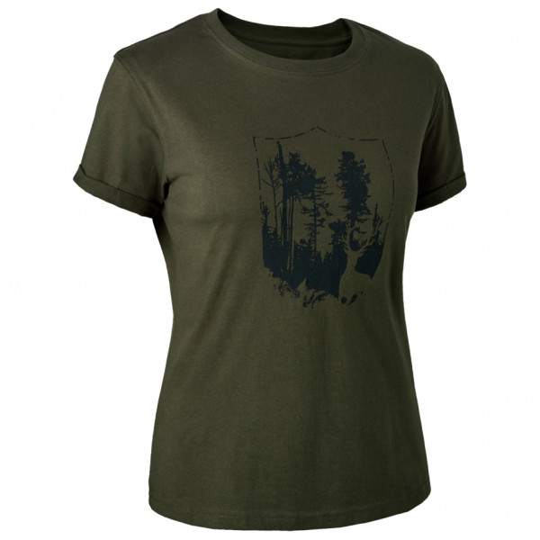 Deerhunter - Women's T-Shirt With Deerhunter Shield - T-Shirt
