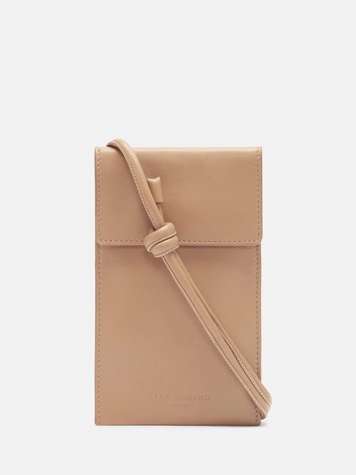 LIEBESKIND BERLIN Leder-Handytasche in Beige - (B)11 x (H)18 cm günstig kaufen onesize