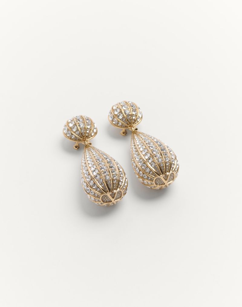 Poetique Des Gouttes oorbellen van metaal en Swarovski® kristallen