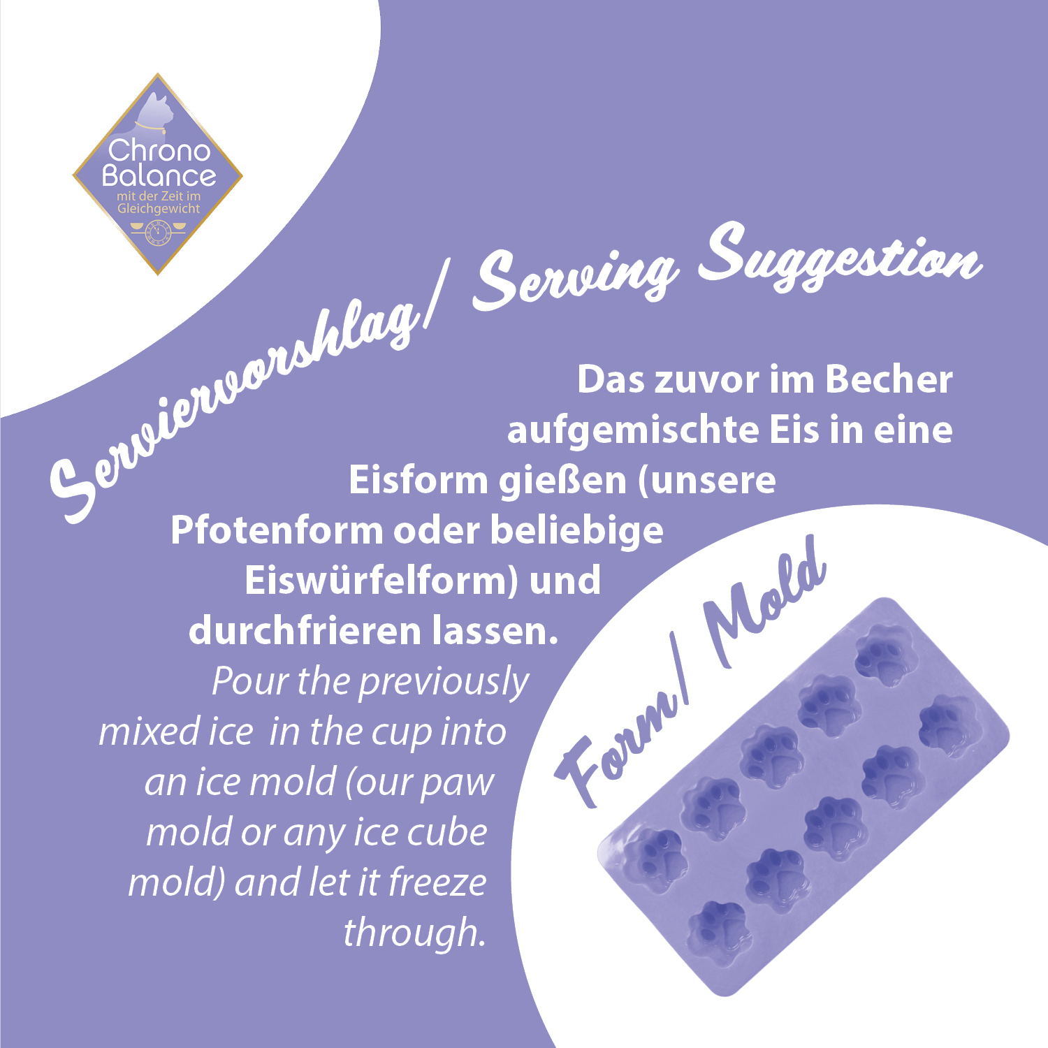 ChronoBalance Snacks ChronoBalance Katzeneis zum Selbermachen 3 Sorten + Form