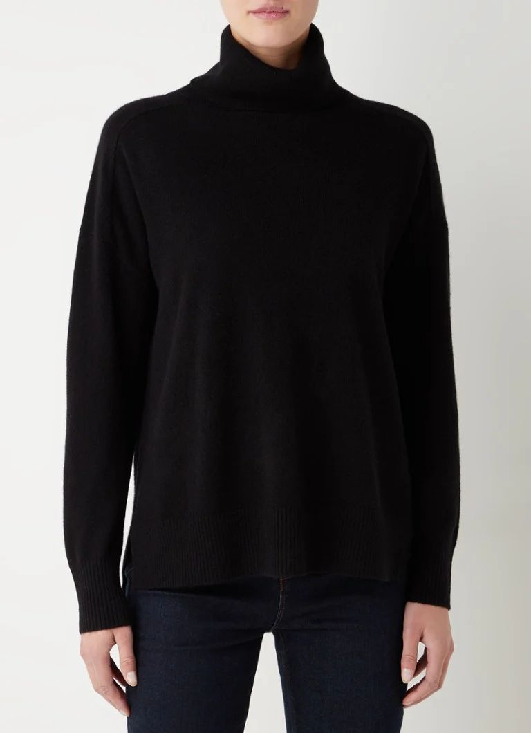 Whistles Fine-knit oversized cashmere turtleneck