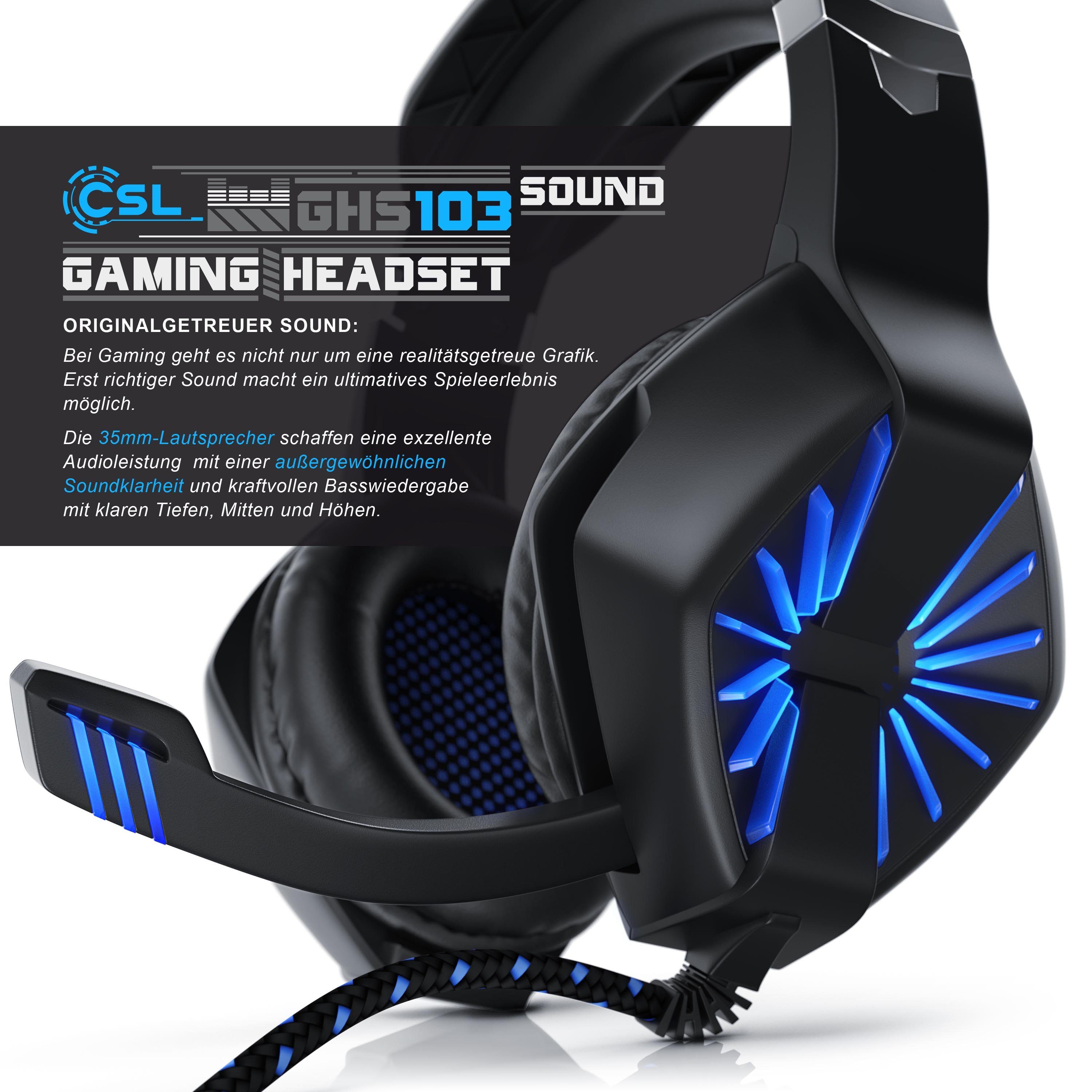 CSL Gaming-Headset (USB 