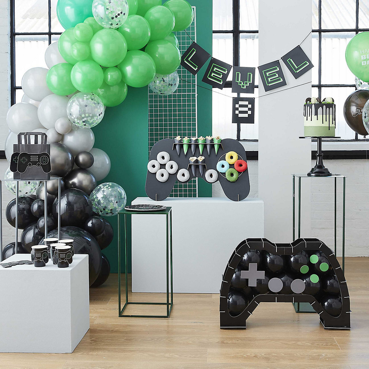 Banner/Girlande Gaming 1,8m, individualisierbar