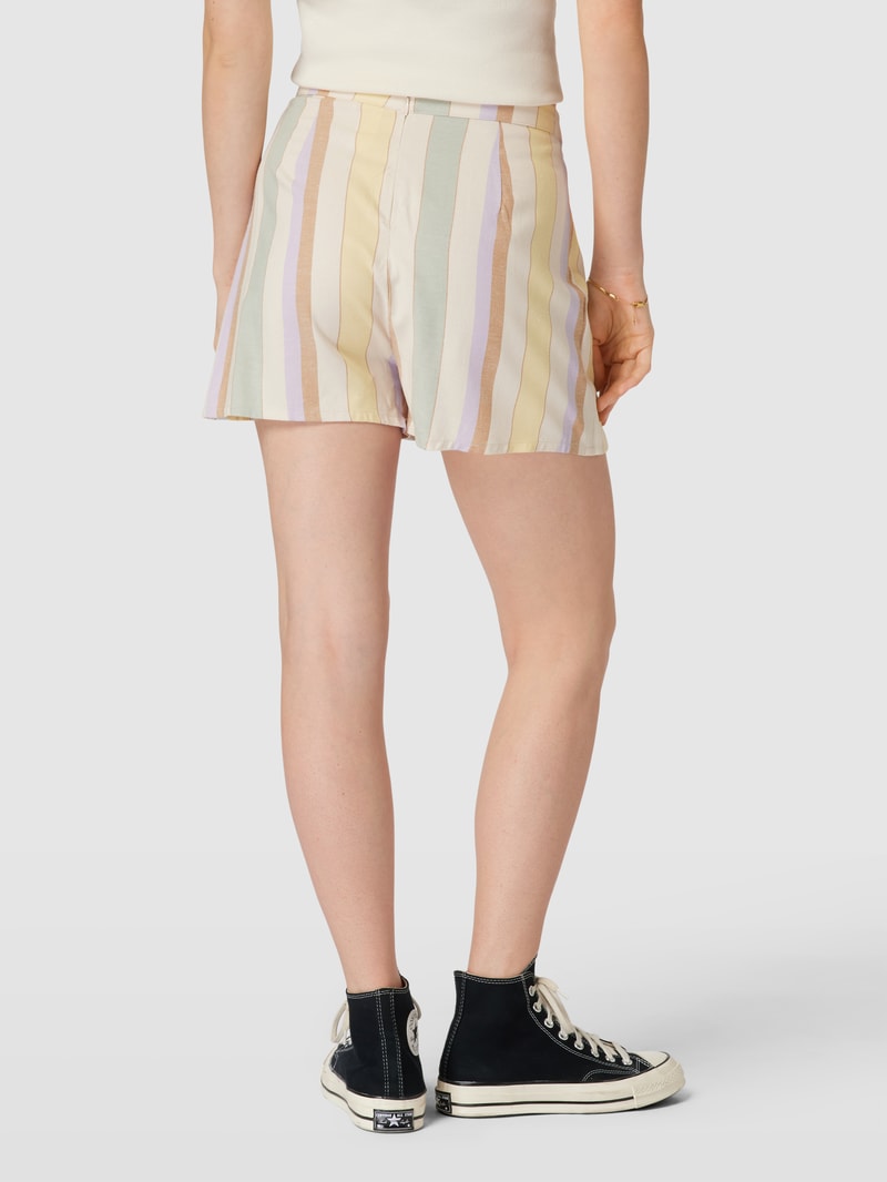 Shorts mit Leinen-Anteil Modell 'TINE' in sand