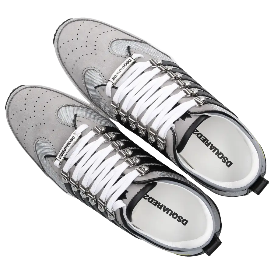 Dsquared2 - Sneaker low LEGENDARY Nubukleder Nylon - grau
