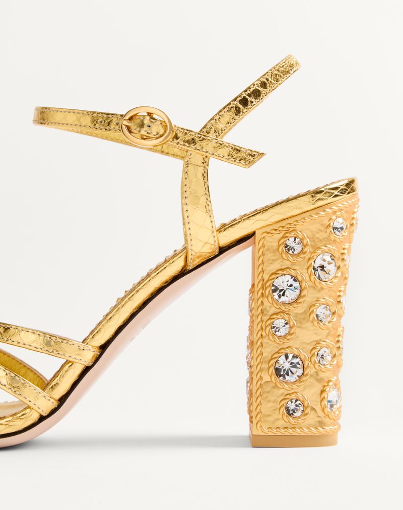 Preshoes 90mm Laminerede Ayers Sandaler med Krystaller