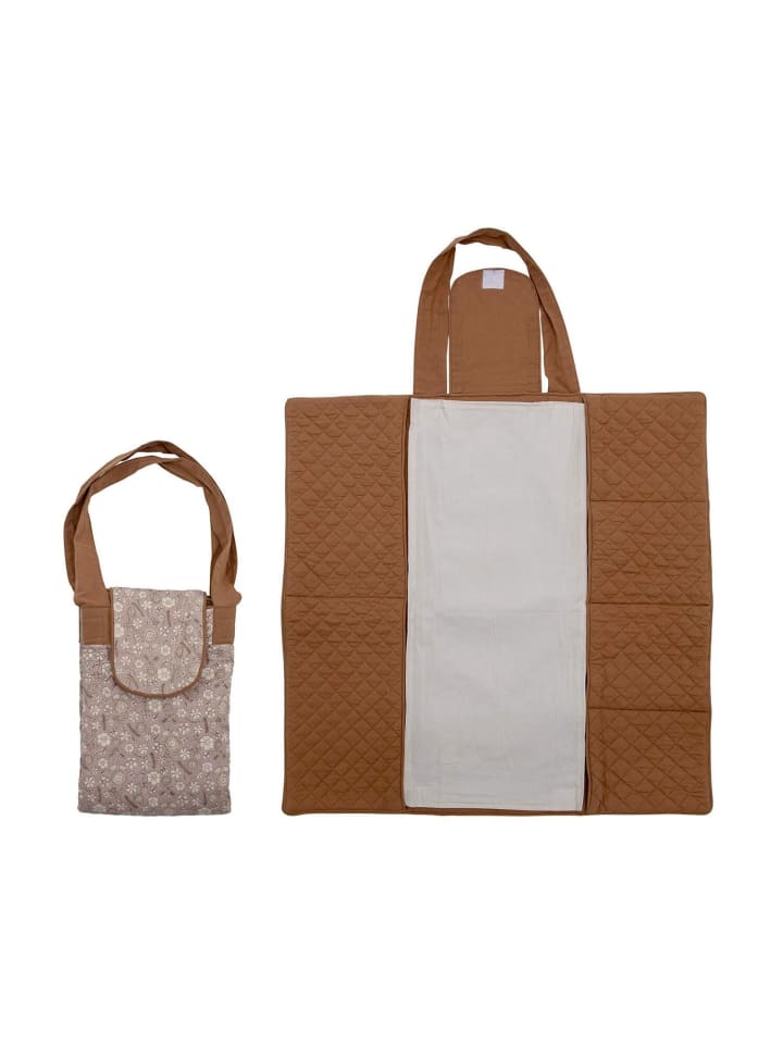 Bloomingville mini Wickelauflage Thanne in Braun | Altrosa günstig kaufen onesize
