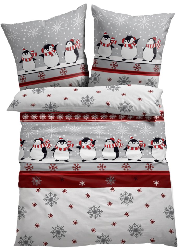 Bettwäsche mit Pinguinen