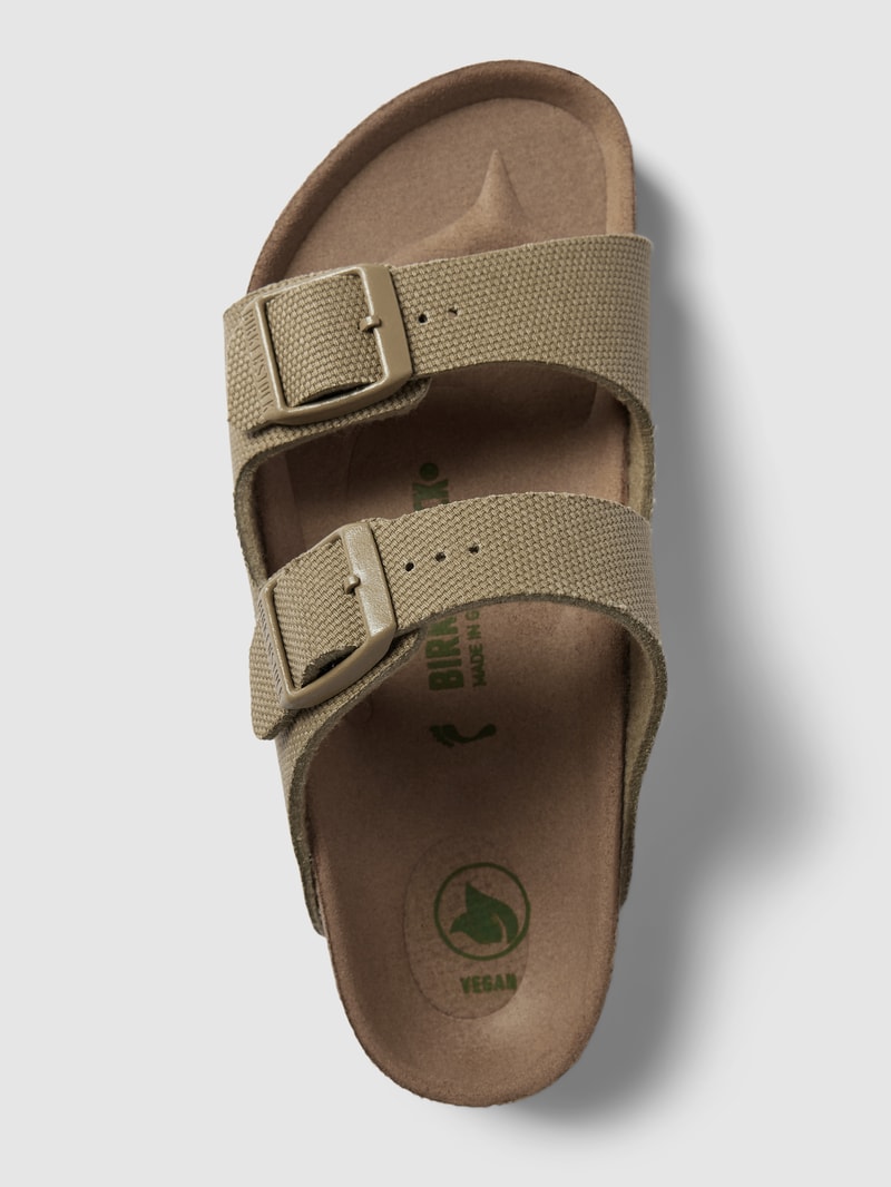 Sandalen mit Dornschließen Modell 'Arizona' in khaki
