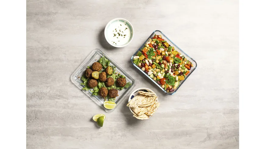 PYREX Mehrzweckform mit Deckel Pure Glass rechteckig 0,8l