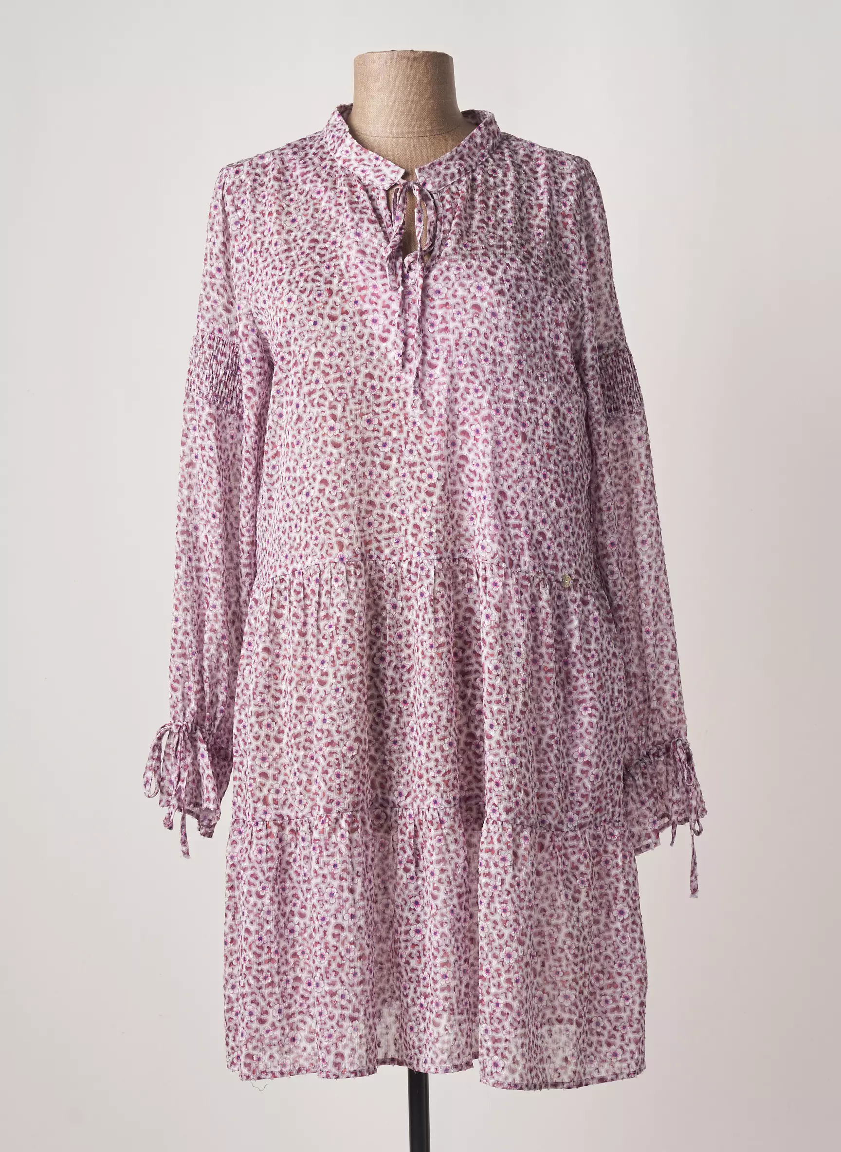 Salsa Robes Courtes Femme couleur violet