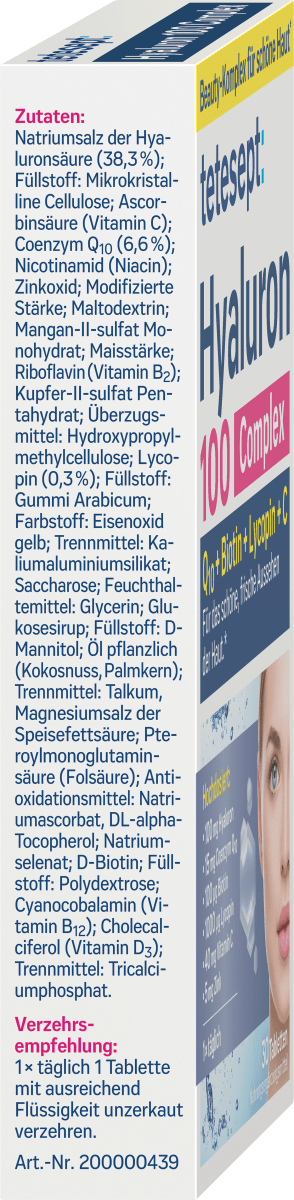 Hyaluron 100 Complex Tabletten 30 St, 8,7 g