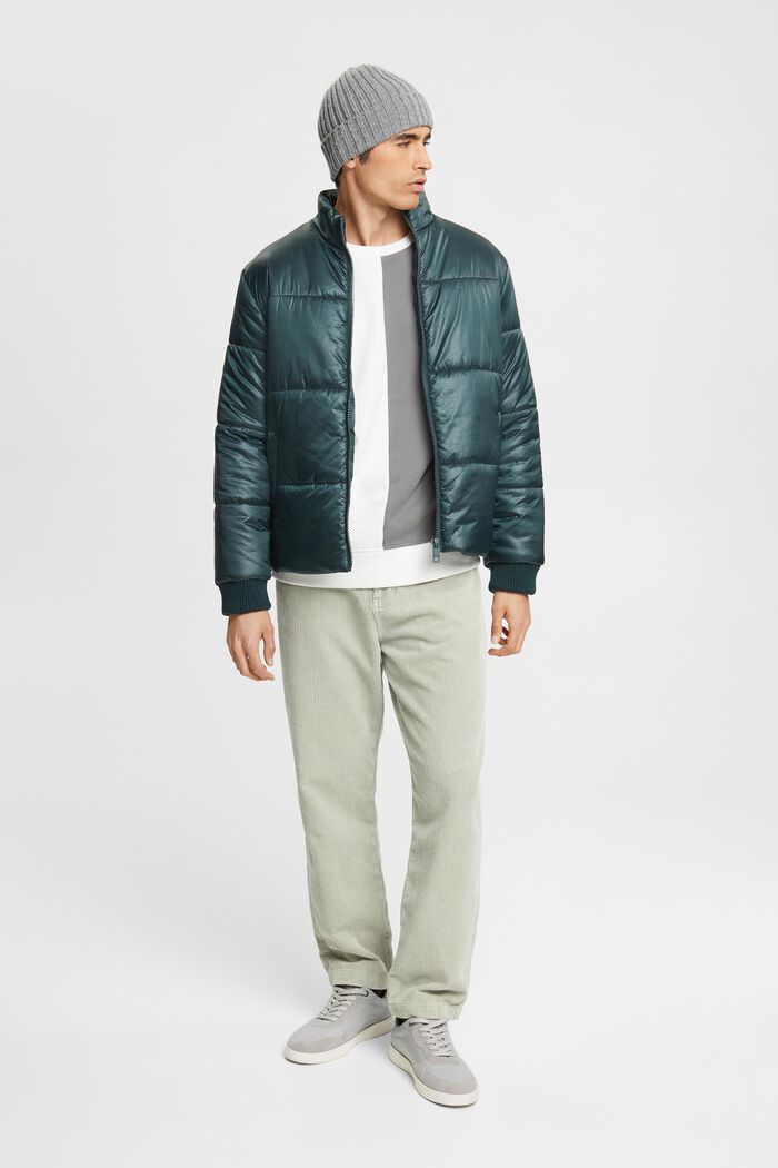 Gemusterte Pufferjacke