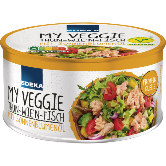 EDEKA My Veggie Thun-wie'n-Fisch mit Sonnenblumenöl 150G